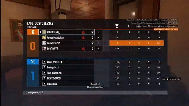 Rainbow six Siege : Mozzie bad teammates смотреть онлайн