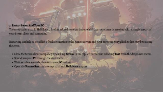 How To Fix Helldivers 2 Server Request Failed Error Code 5 1 503 (2024 Guide) смотреть онлайн