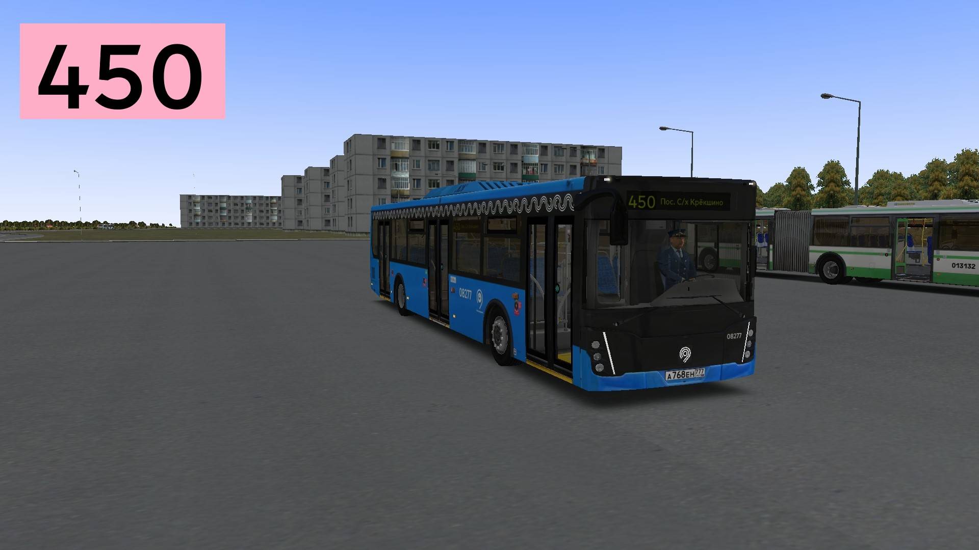 OMSI 2: Автобус №450 Посёлок совхоза Крёкшино - МЦД Санино смотреть онлайн