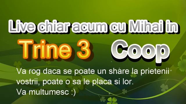 Livestream cu Mihai imediat in Trine 3 Coop Story смотреть онлайн