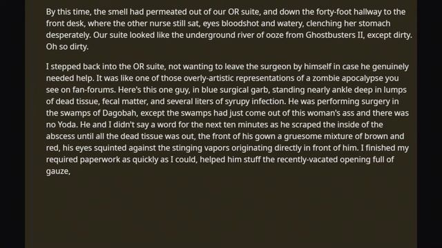 Doctors/nurses, what has been your most gory, disgusting or worst medical experience? (r/AskReddit) смотреть онлайн