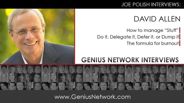 David Allen: Genius Network Interviews смотреть онлайн