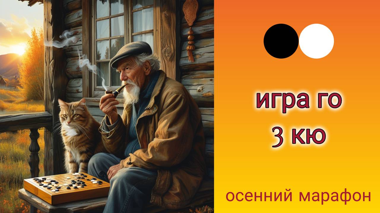 Осенний марафон. Играю в го. 3 кю. #6 смотреть онлайн