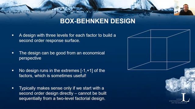 Common second order designs in Response surface methodology смотреть онлайн