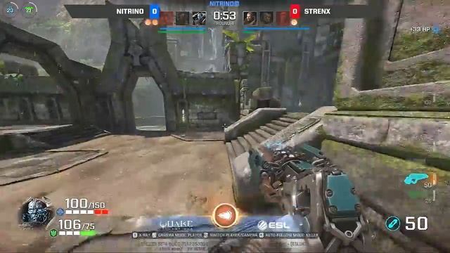 Quake - Nitrino vs. strenx [1v1] - Quake World Championships - Ro16 EU Qualifier #1 смотреть онлайн