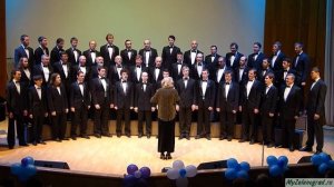 "В тёмном лесе". Русская народная песня. Исполняет мужской хор МИФИ, солист Юрий Федотов