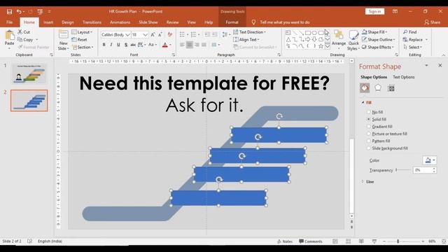 FREE Human Resource Planning Template / Management PowerPoint Slide Template presentation смотреть онлайн