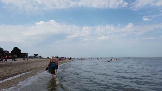 Павло-Очаковская коса 20 июня 2021 года. Прогулка по пляжу. #павлоочаковскаякоса #наморе
