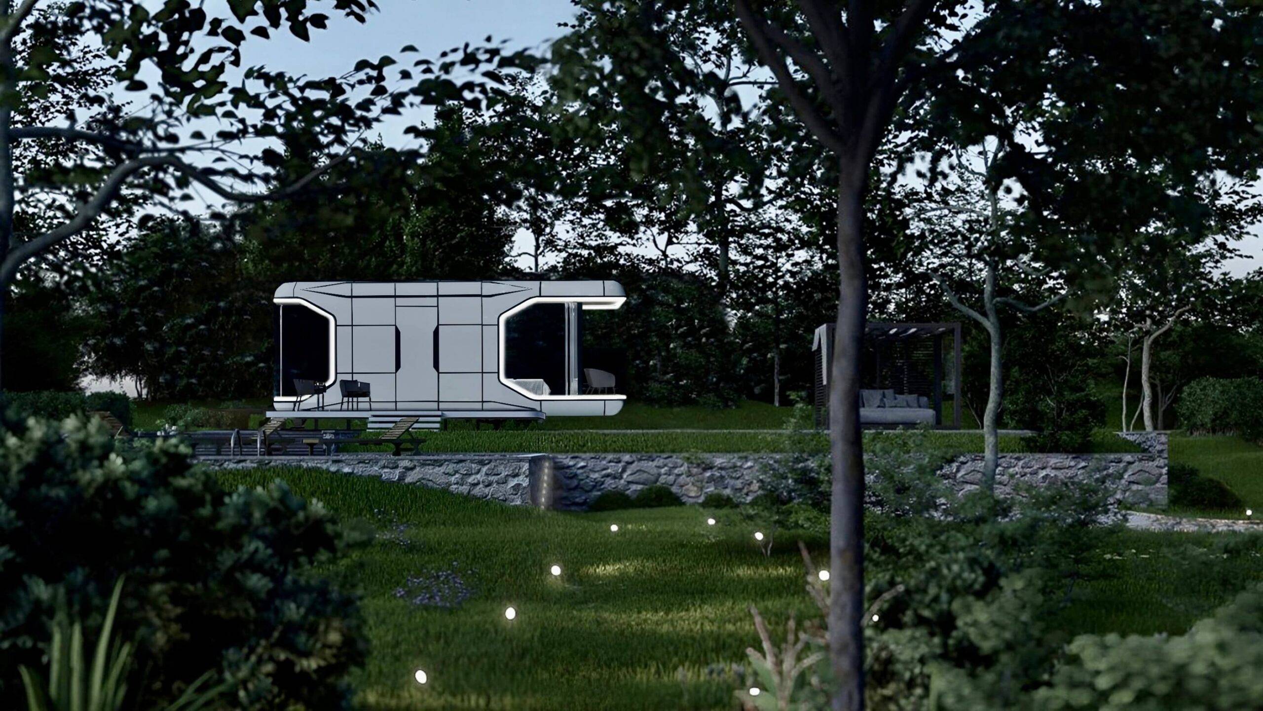 Короткий обзор модульного дома LUNA SC-01