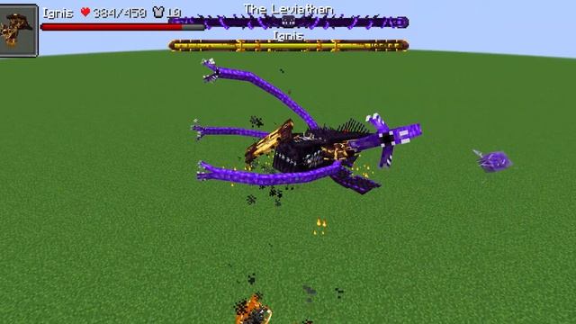 The Leviathan(L_Ender's Cataclysm) Vs L_Enders' Cataclysm Bosses(On Land) - Minecraft Mob Battle смотреть онлайн