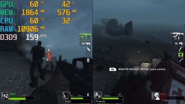 ✅ Ryzen 5 5600g with RTX 3060 | Left 4 Dead 2 | PC ✔ 1080P | PANTALLA DIVIDIDA смотреть онлайн