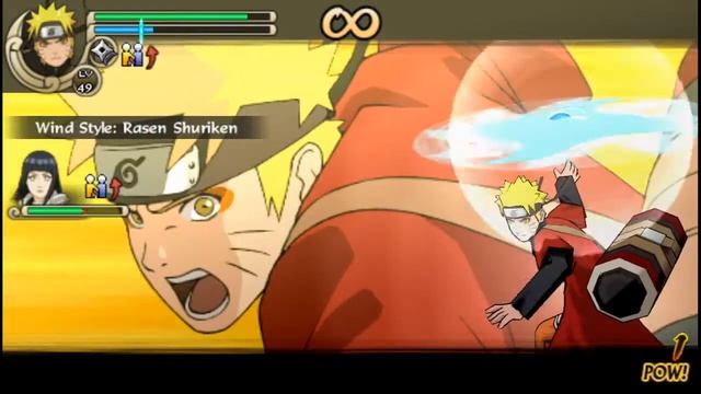 Naruto Vs Six Path Of Pain Fight PSP Game смотреть онлайн