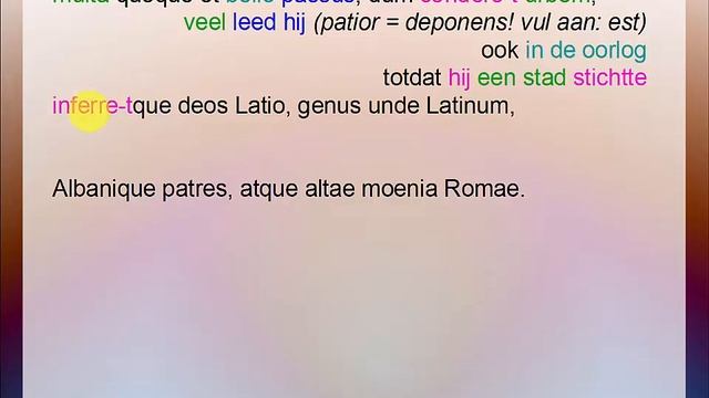 Vergilius, Aeneïs I, 001-011 смотреть онлайн