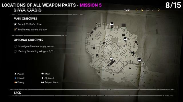 [Road to 100%] Sniper Elite 3 - Weapon parts - All locations смотреть онлайн