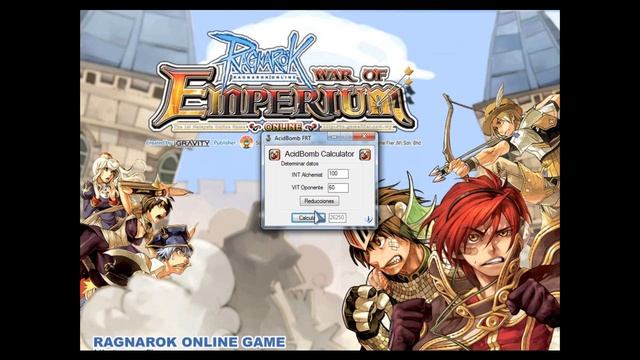 Ragnarok Online - AcidBomb FRT Calculator смотреть онлайн