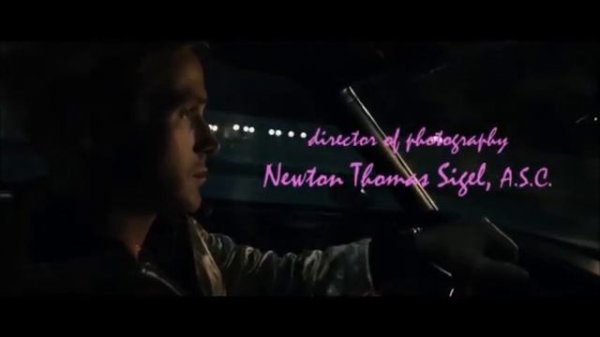 Drive Intro scene with Electric Dreams