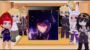 Pro Heroes React To Alastor As New Villain // MHA // Gacha Club