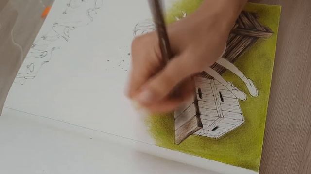 Forest Girl's Coloring Book / speed drawing смотреть онлайн