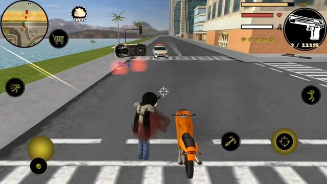 POLICE | Gangster Crime #3 - stickman rope hero ( by Naxeex LLC ) Android GTA Gameplay смотреть онлайн