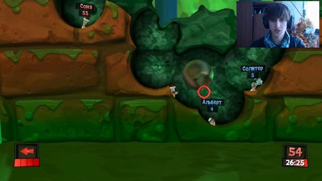 КРУШИ КРОМСАЙ! - Worms: Revolution смотреть онлайн