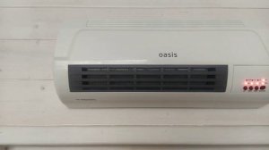 Электрический настенный тепловентилятор Oasis