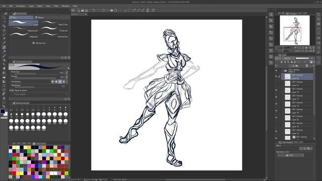 Warframe's Gyre Skin concept art! (fanmade speedpaint and lore) смотреть онлайн