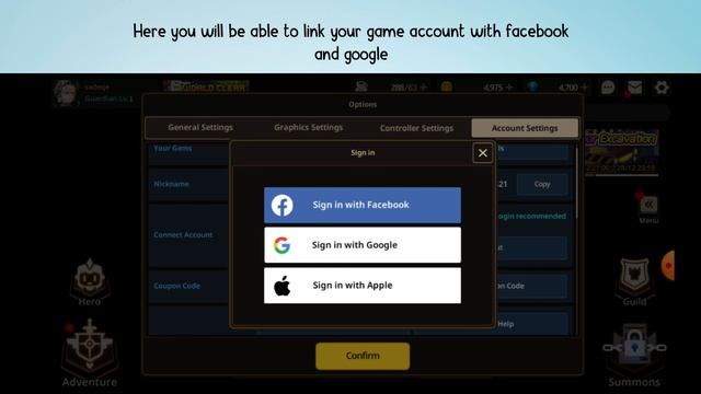 How to Link Guardian Tales Account with Facebook and Google смотреть онлайн
