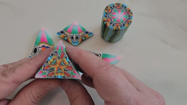 Калейдоскоп из полимерной глины лепка