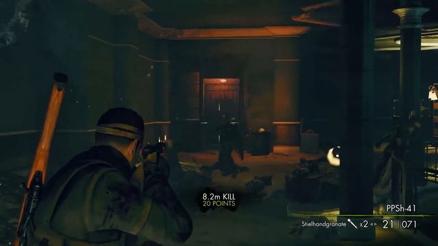 Sniper Elite Nazi Zombie Army 2 Mission 3 Crucible of Evil part 1 смотреть онлайн
