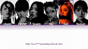 [Karaoke] (G)-IDLE (여자아이들) «TOMBOY» (Color Coded Eng/Han/Rom/가사) (6 Members)