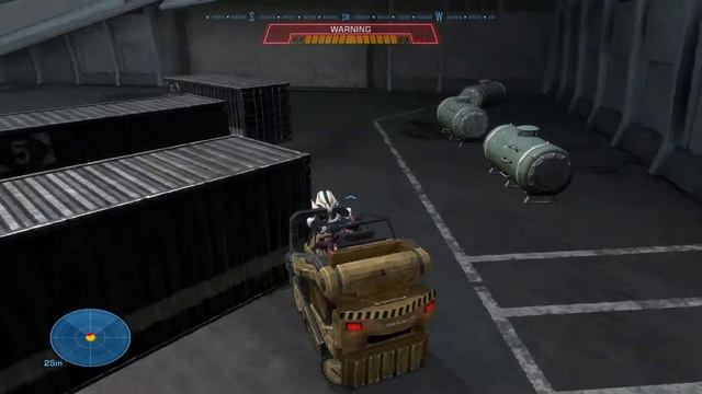 Splattering an Ultra Elite with the forklift - Halo Reach смотреть онлайн