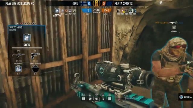 GiFu vs. PENTA Sports - Rainbow Six Pro League on PC - EU - Playday 3 смотреть онлайн