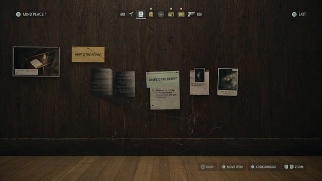 Alan Wake 2 - Return 2 The Heart: Mind Place: Crime Board: Place The Heart In The Witch's Sign смотреть онлайн