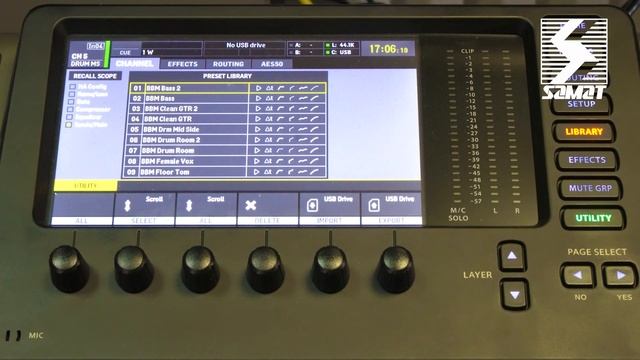 Behringer X32 #9 Полное описание Экраны Library Effects Mute Group смотреть онлайн
