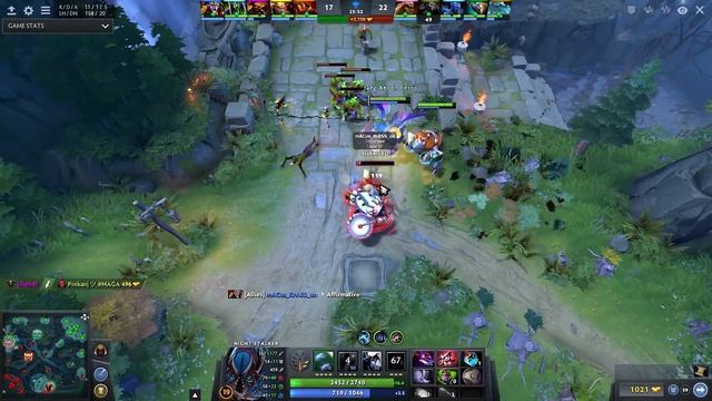 FLYING BATMAN - New Skill Night Stalker Carry 7.06 by Loda | Dota 2 смотреть онлайн