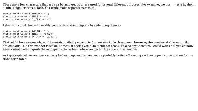 Software Engineering: Are single-character constants better than literals? (11 Solutions!!) смотреть онлайн
