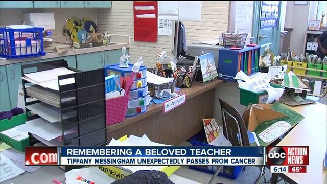 Teacher Tiffany Messingham passed away last weekend in her sleep смотреть онлайн