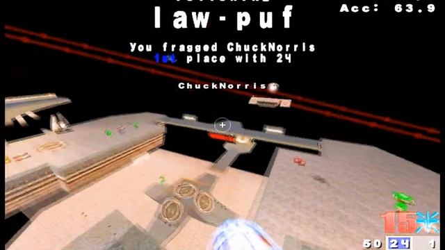 How to kill 50 bots per 2 minutes. Quake 3 Arena смотреть онлайн