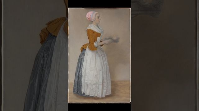 "Шоколадница", копия картины поэтапно смотреть онлайн