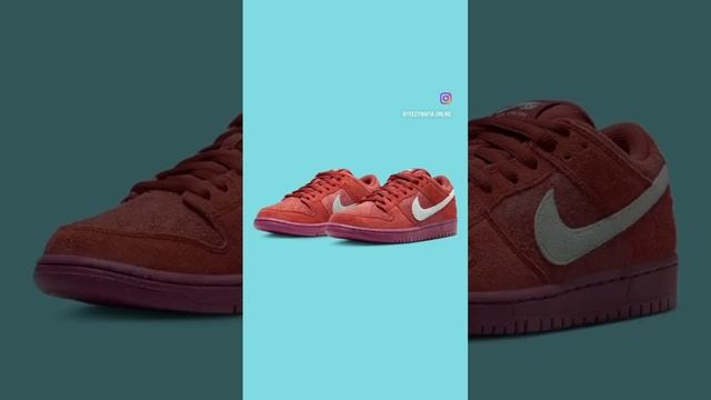 Nike SB Dunk Low “Mystic Red” 🍓🍀 смотреть онлайн