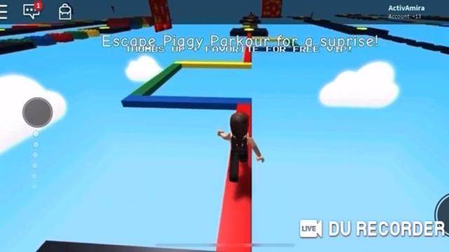 КАК СБЕЖАТЬ ОТ ПИГГИ В РОБЛОКСЕ ПАРКУР|Roblox смотреть онлайн
