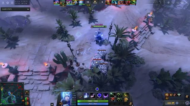 Luna Safe Lane Gameplay - Patch 7.23e (Dota 2 Gameplay) смотреть онлайн