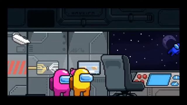 Among Us pixel animation : imposter won (but with sounds) смотреть онлайн