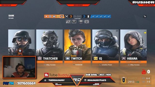 Kali is OP - Rainbow Six Siege Live (Hindi) | Face-Cam Today !discord !about !insta !cam смотреть онлайн