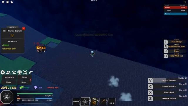 Haze Piece: How to level up with quake EASY! (level 600+) смотреть онлайн