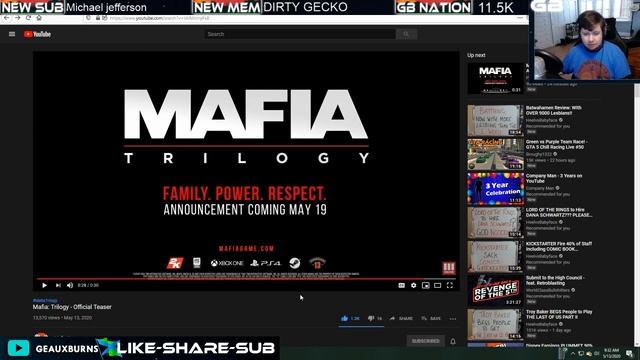 Mafia: Trilogy Official Teaser смотреть онлайн