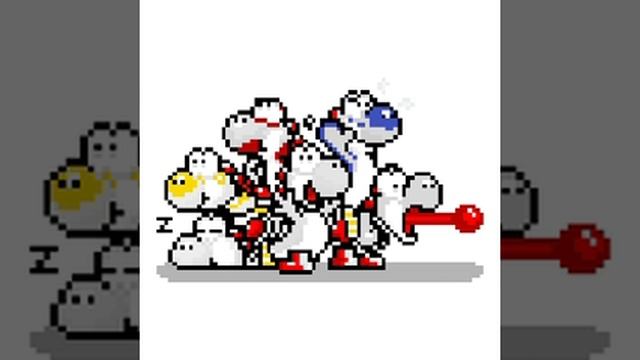 Yoshi island pixel art смотреть онлайн