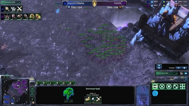 StarCraft 2 Wings of Liberty - Karont3'VortiX (Z) vs. mouzCCMaNa (P) смотреть онлайн
