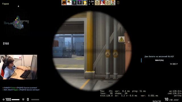 В 10 лет уже ГЛОБАЛ! Играю на Faceit смотреть онлайн