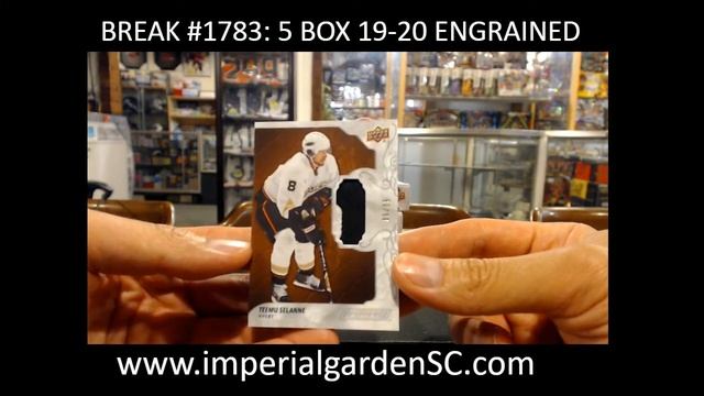 BREAK #1785 : 5 BOX CASE BREAK 19-20 UD ENGRAINED HOCKEY NHL смотреть онлайн